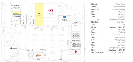 700-760 S Rancho Santa Fe Rd, San Marcos, CA for rent Site Plan- Image 1 of 1