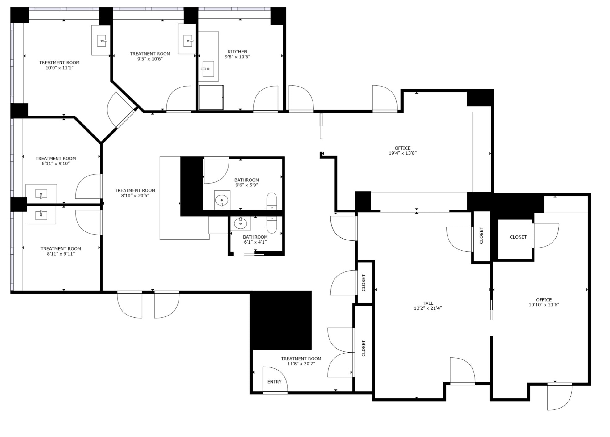 2021 K St NW, Washington, DC to rent Floor Plan- Image 1 of 1