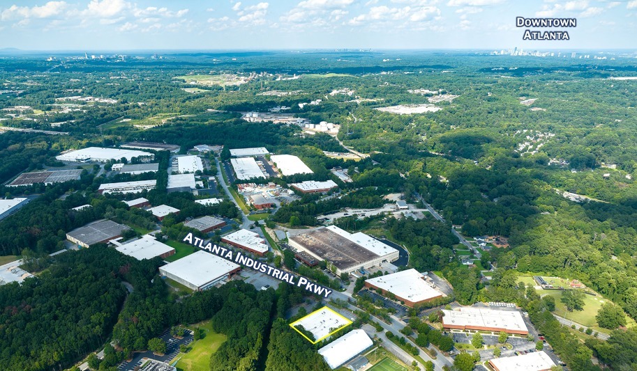 3400 Atlanta Industrial Pky NW, Atlanta, GA for rent - Aerial - Image 2 of 4