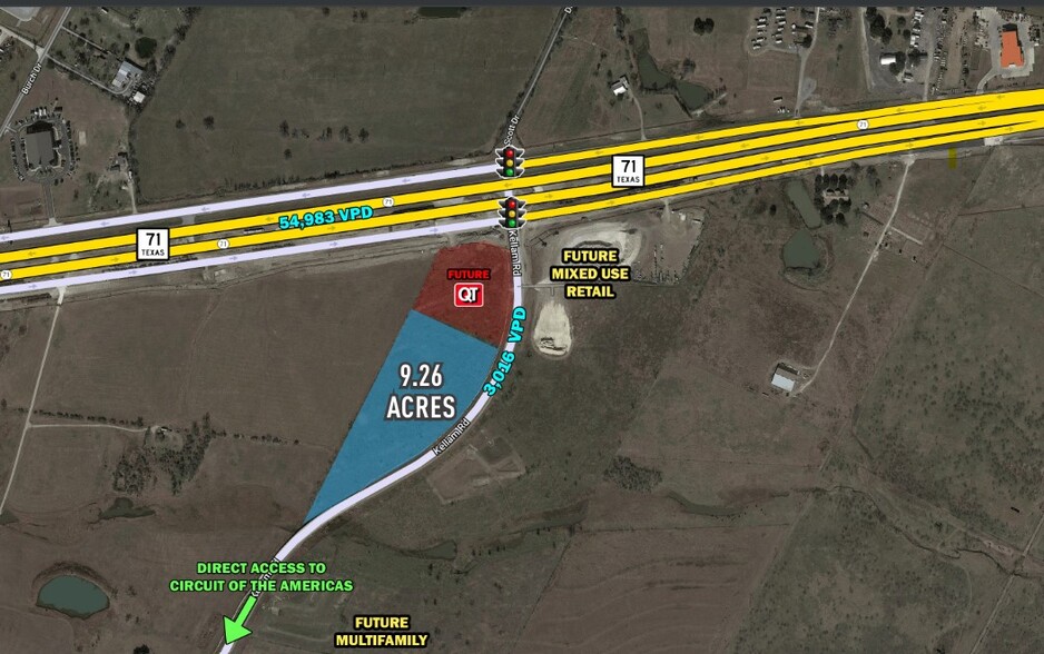 HIGHWAY 71 & KELLAM ROAD, Del Valle, TX for sale - Building Photo - Image 1 of 1