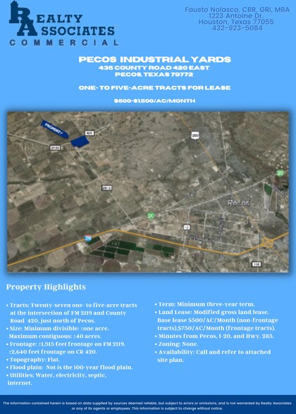 435 CR 420, Pecos, TX for rent - Site Plan - Image 2 of 2