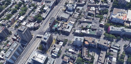 418 Rue Sherbrooke E, Montréal, QC - aerial  map view