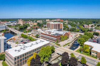 401 E Colfax Ave, South Bend, IN - AERIAL  map view