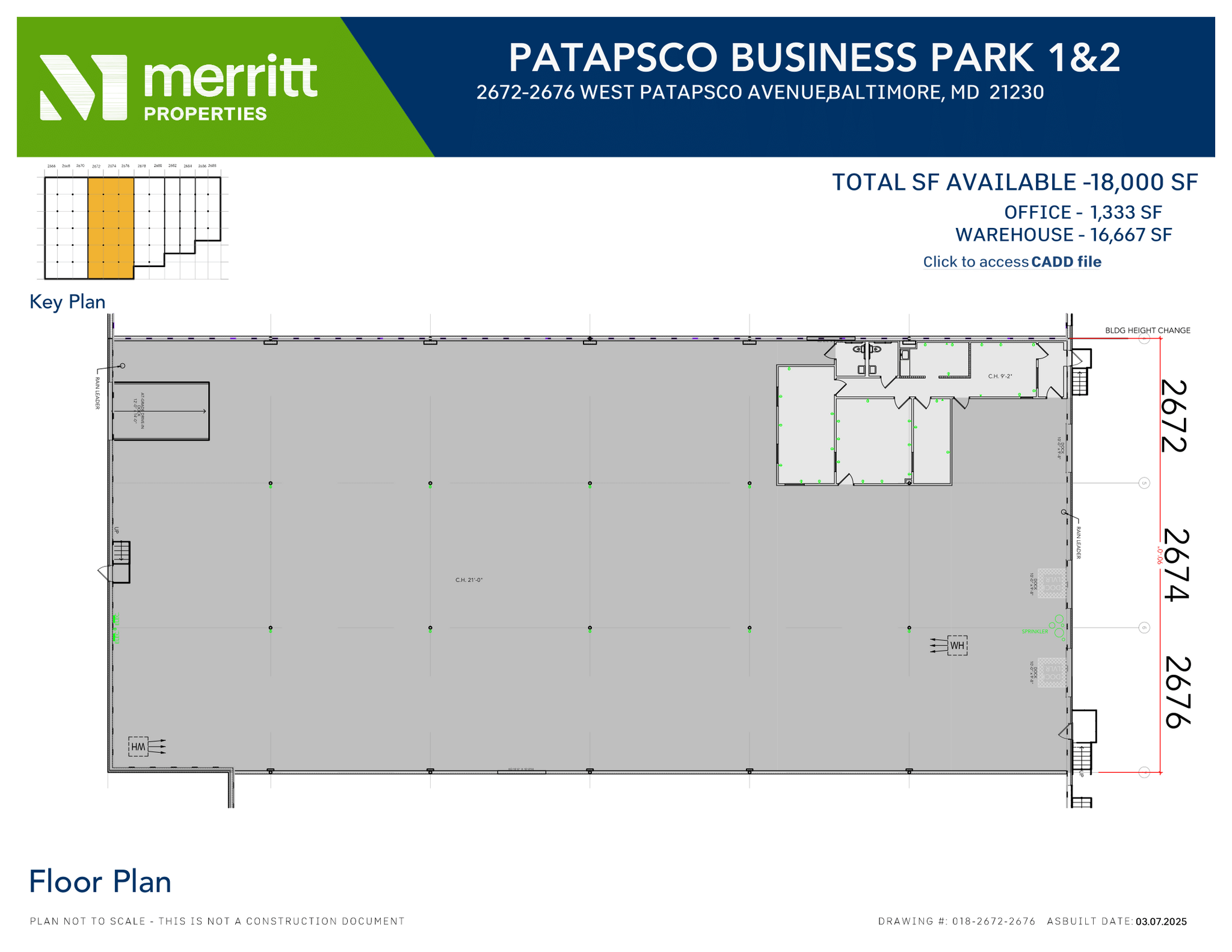 2652-2664 W Patapsco Ave, Baltimore, MD to rent Floor Plan- Image 1 of 1