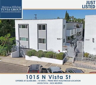 More details for 1015 N Vista St, West Hollywood, CA - Build-to-Rent for Sale
