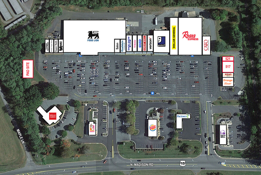 533-591 N Madison Rd, Orange, VA for rent - Site Plan - Image 2 of 3