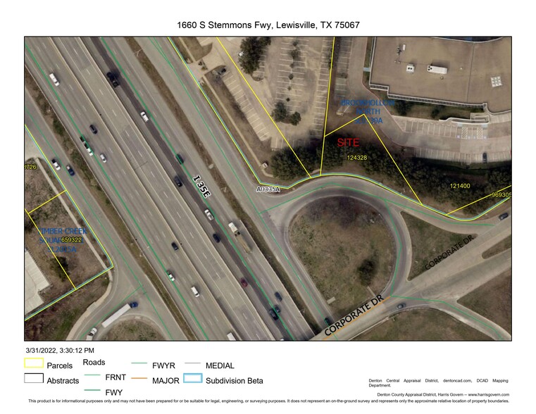 1660 S Stemmons Fwy, Lewisville, TX for sale - Plat Map - Image 1 of 1