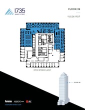 1735 Market St, Philadelphia, PA to rent Floor Plan- Image 1 of 2