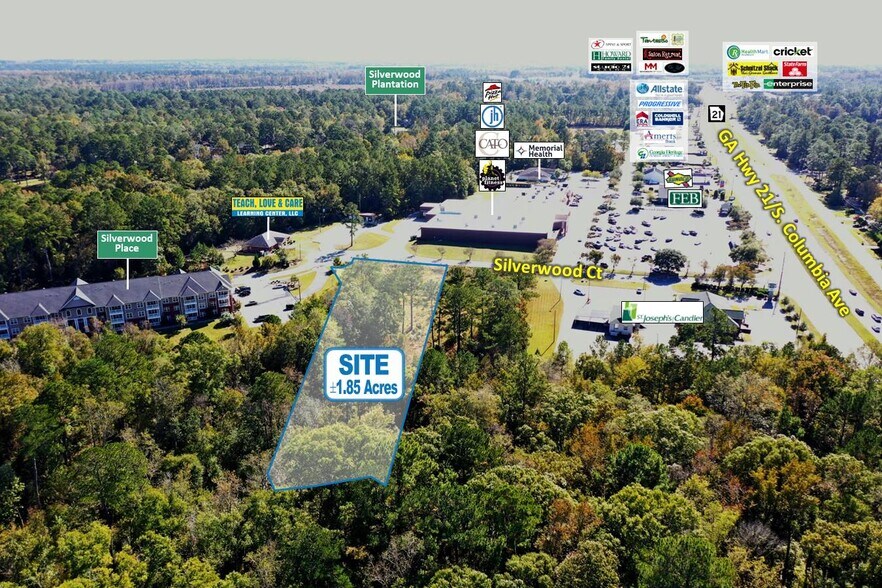 Silverwood Ct, Rincon 31326 Silverwood Square +/ 1.85 Commercial