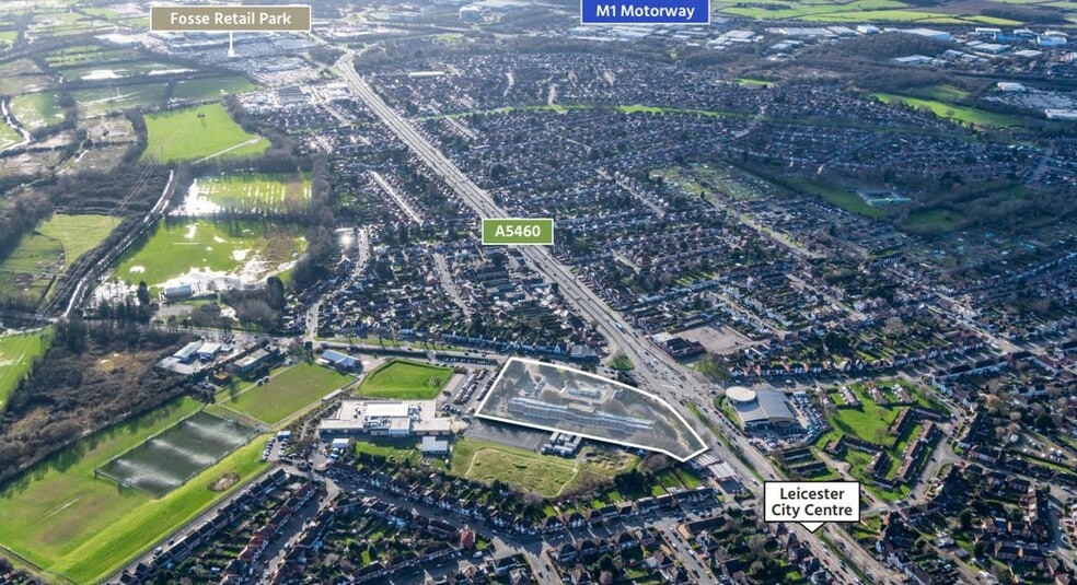 6 Narborough Rd, Leicester for sale - Aerial - Image 1 of 1