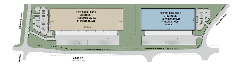 1409 Hwy 42, Mcdonough, GA for rent - Site Plan - Image 1 of 2