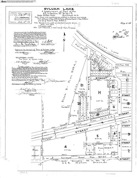 5308 50 Av, Sylvan Lake, AB for sale - Site Plan - Image 2 of 2