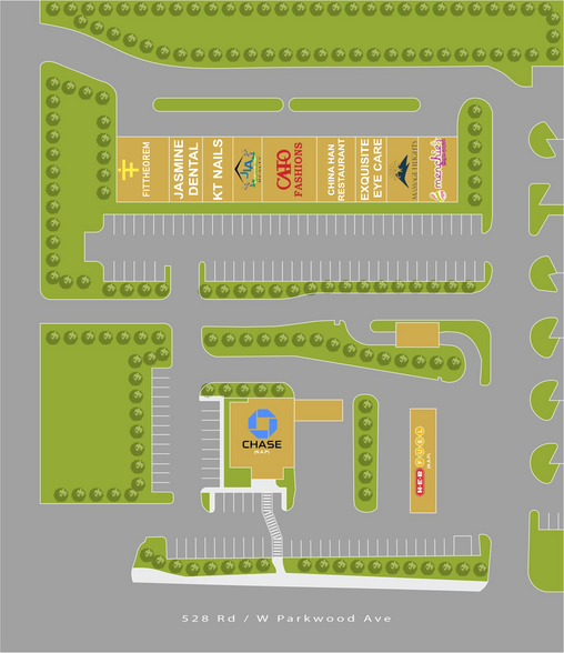 337-701 W Parkwood Ave, Friendswood, TX for rent - Site Plan - Image 2 of 6