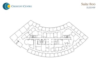 100 Crescent Centre Pky, Tucker, GA to rent Floor Plan- Image 1 of 6