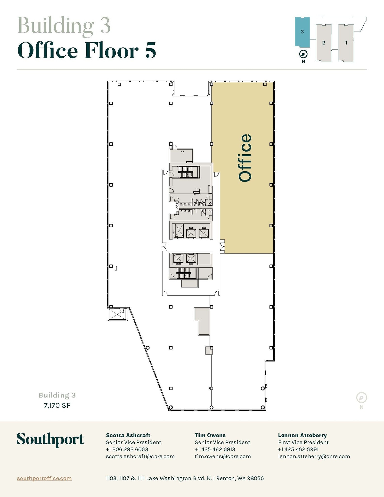 1101 Lake Washington Blvd N, Renton, WA to rent Floor Plan- Image 1 of 1