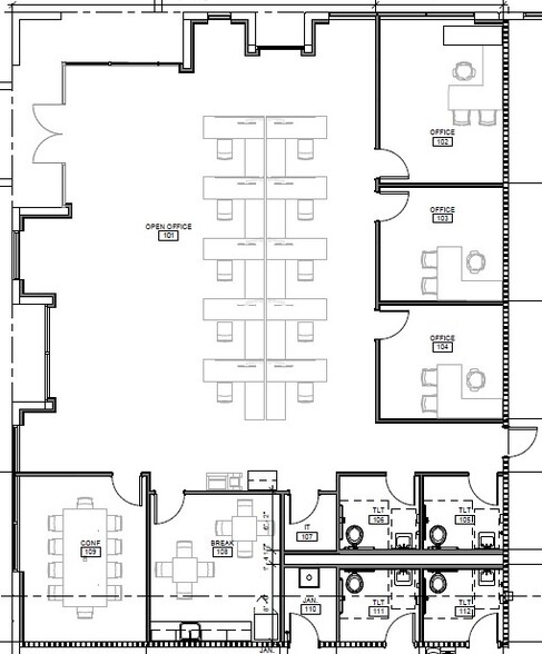 7625 IH-10 E, San Antonio, TX for rent - Floor Plan - Image 2 of 15