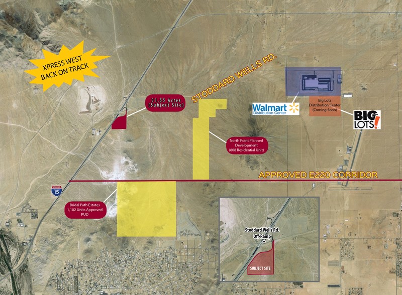 31.55-Acres Outer Hwy 15 & Stoddard Well Rd, Apple Valley, CA for sale - Building Photo - Image 1 of 1