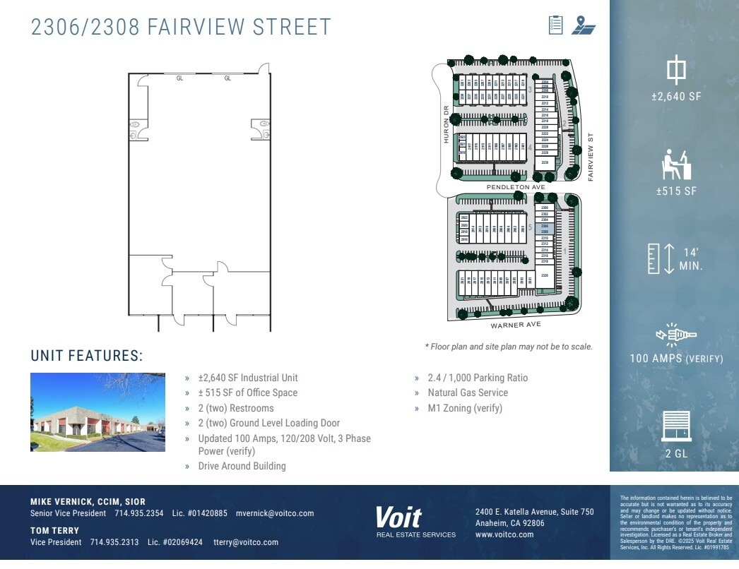 2223-2320 S Fairview St, Santa Ana, CA to rent Floor Plan- Image 1 of 8