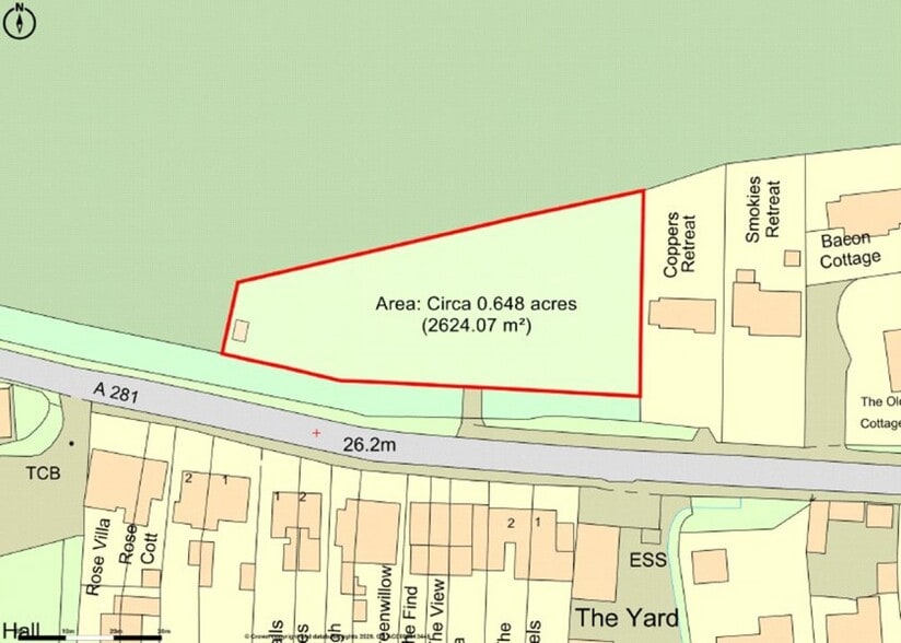Bucks Green, Horsham for sale - Plat Map - Image 2 of 3