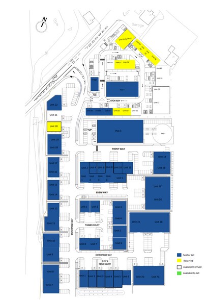 Witham Court, Yaxley to rent - Site Plan - Image 2 of 3