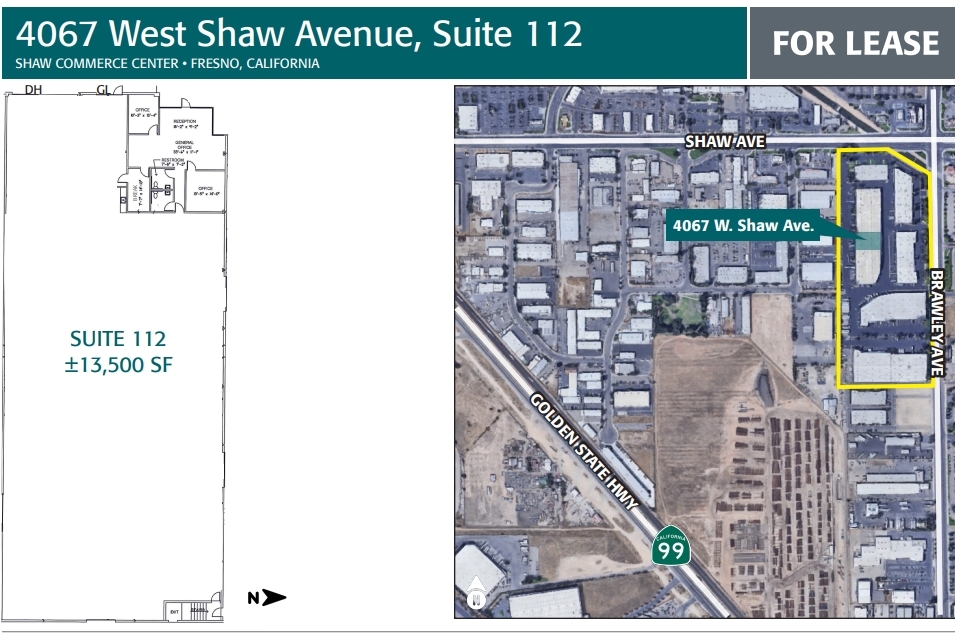 4067 W Shaw Ave, Fresno, CA for rent Floor Plan- Image 1 of 1