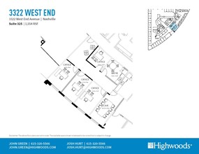 3322 West End Ave, Nashville, TN for rent Floor Plan- Image 1 of 1