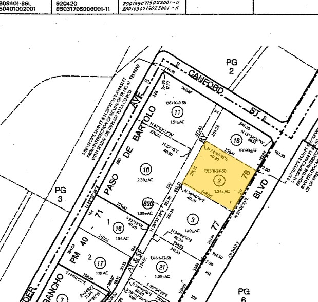 7157 S Paramount Blvd, Pico Rivera, CA for rent - Plat Map - Image 2 of 2