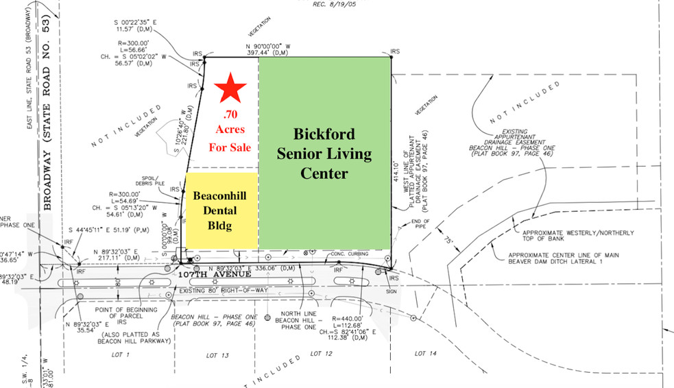 122 E 107th Ave, Crown Point, IN for sale - Site Plan - Image 1 of 1