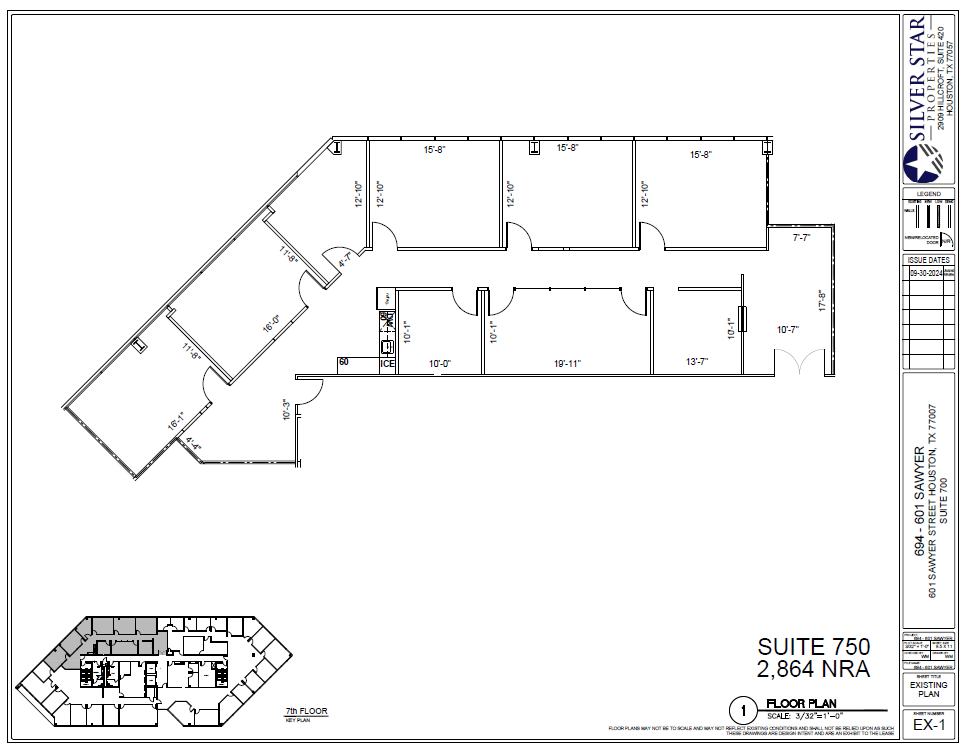 601 Sawyer St, Houston, TX to rent Floor Plan- Image 1 of 1