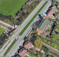 Princess Road, Manchester, GTM - Aerial map view