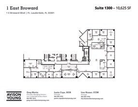 1 E Broward Blvd, Fort Lauderdale, FL to rent Floor Plan- Image 1 of 2