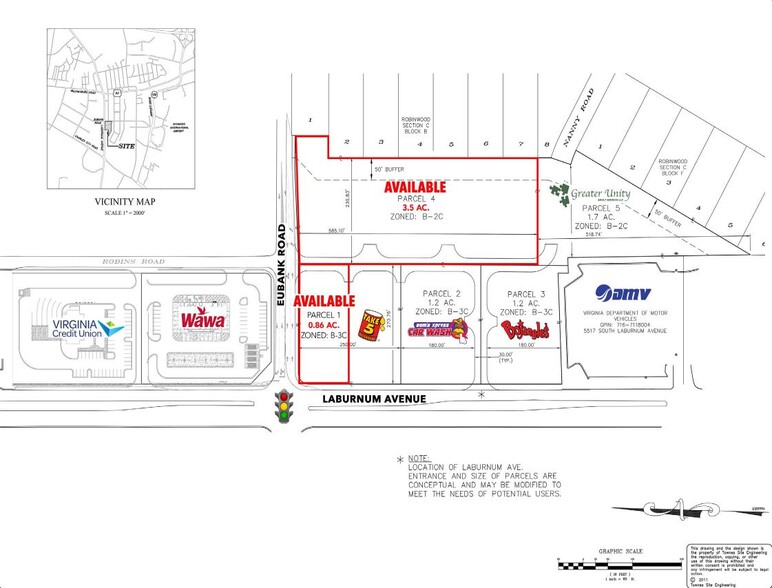 5400 S Laburnum Ave, Richmond, VA for sale - Site Plan - Image 2 of 2