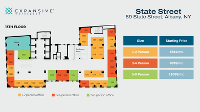 69 State St, Albany, NY for rent Floor Plan- Image 1 of 4