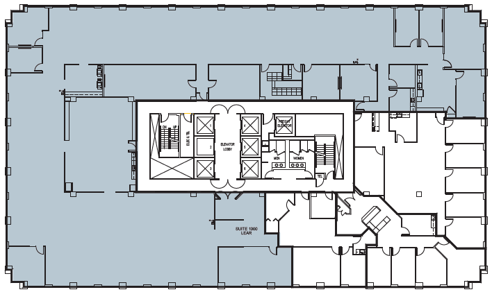 10900 NE 8th St, Bellevue, WA to rent Floor Plan- Image 1 of 1