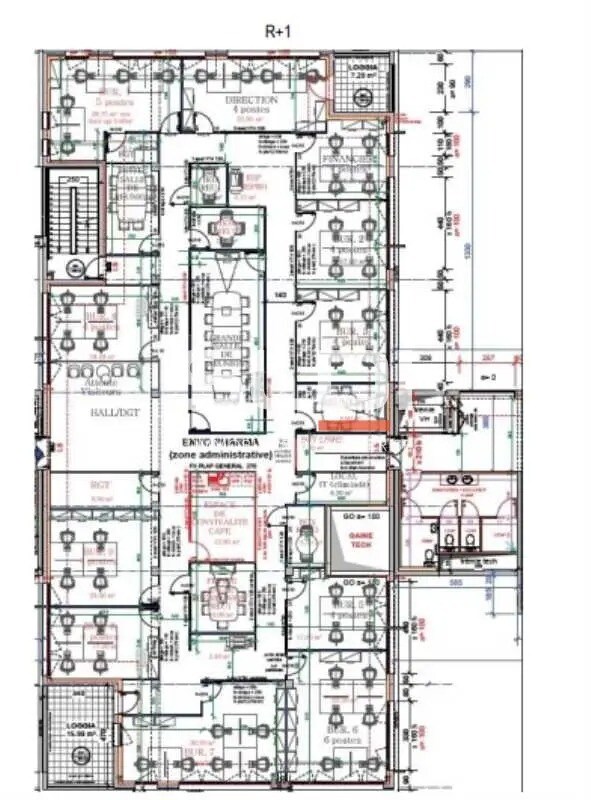 Office in Lyon to rent Floor Plan- Image 1 of 3