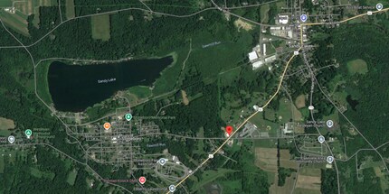 2447 Mercer St, Stoneboro, PA - AERIAL  map view