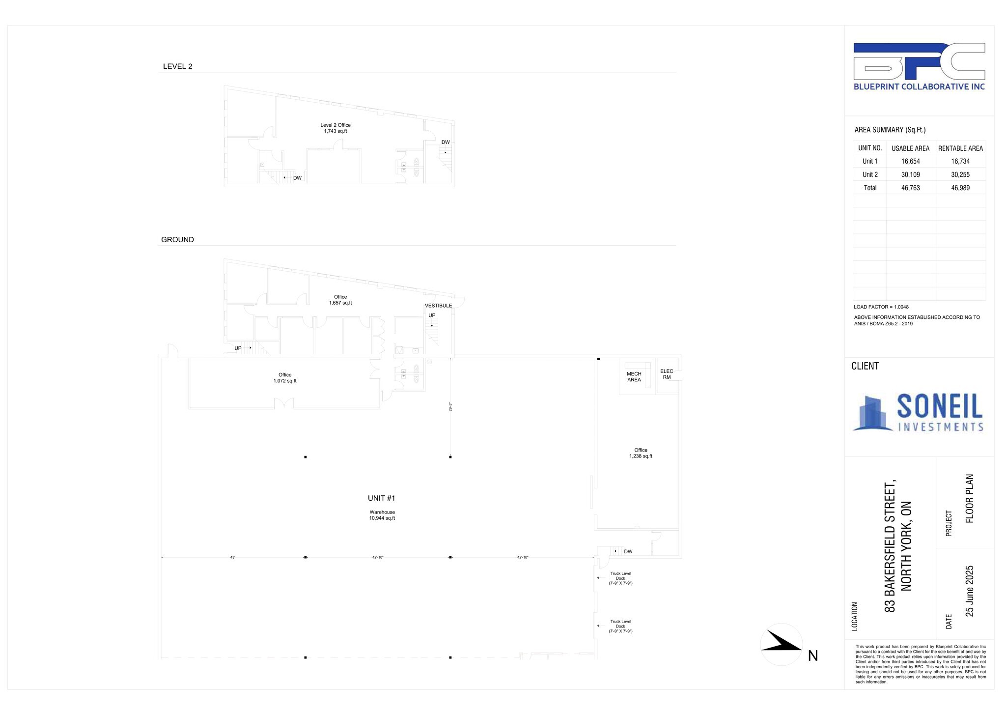 53-83 Bakersfield St, Toronto, ON to rent Site Plan- Image 1 of 1
