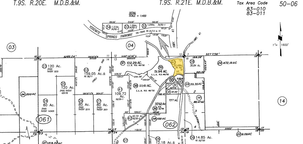 27800 Road 207, Coarsegold, CA for sale - Plat Map - Image 1 of 1