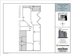 1000-4000 Town Center, Southfield, MI for rent Floor Plan- Image 2 of 2