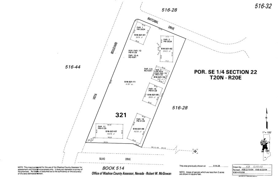 4830 Vista Blvd, Sparks, NV for sale - Plat Map - Image 3 of 6