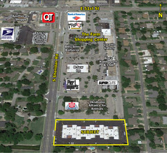 5401 S Sheridan Rd, Tulsa, OK - aerial  map view