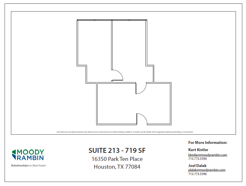 16350 Park Ten Place Dr, Houston, TX for rent Floor Plan- Image 1 of 1