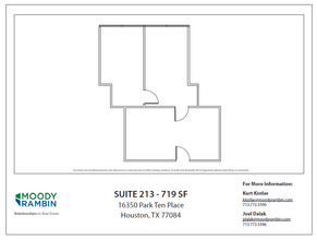 16350 Park Ten Place Dr, Houston, TX for rent Floor Plan- Image 1 of 1