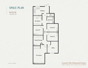 13620 N Saguaro Blvd, Fountain Hills, AZ for rent Floor Plan- Image 1 of 2