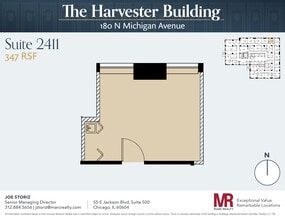 180 N Michigan Ave, Chicago, IL to rent Floor Plan- Image 1 of 4