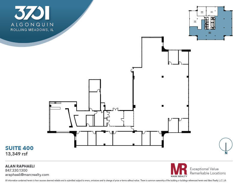 3701 Algonquin Rd, Rolling Meadows, IL for rent Floor Plan- Image 1 of 1