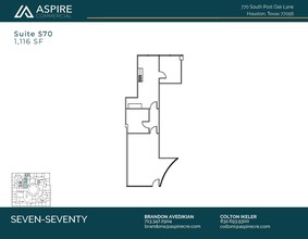 770 S Post Oak Ln, Houston, TX for rent Floor Plan- Image 1 of 2