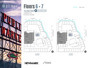 101 Stewart St, Seattle, WA for rent Floor Plan- Image 1 of 1