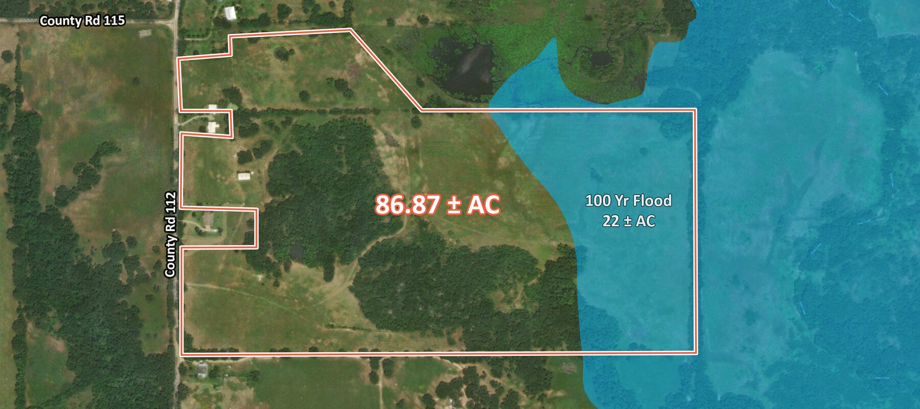 CR 112 & CR 115, Kaufman, TX 75142 86.87± Acres of Land Kaufman Co