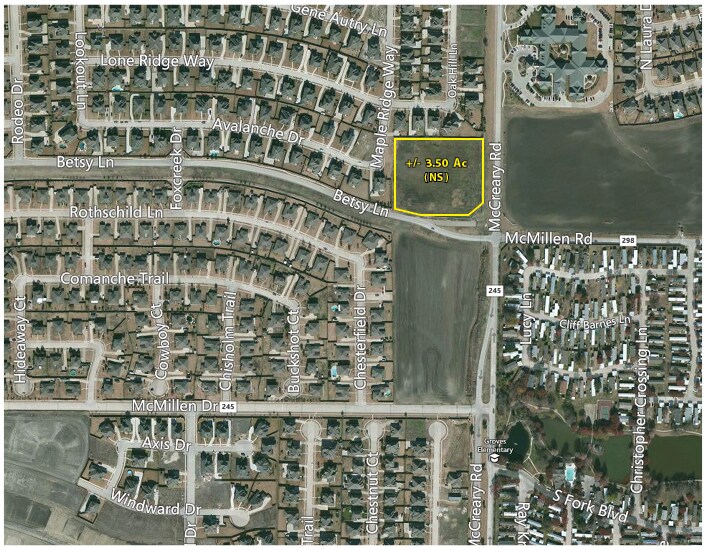 NWC Betsy Land & McCreary Rd, Murphy 75094 UK